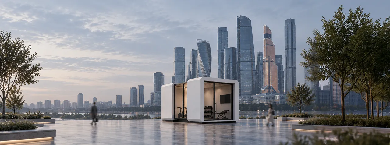 FitCube integrated into the urban waterfront